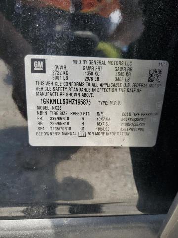 2017 GMC ACADIA SLE 1GKKNLLS9HZ195875