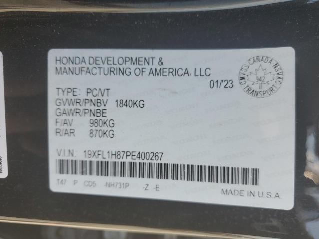 2023 HONDA CIVIC SPOR - 19XFL1H87PE400267