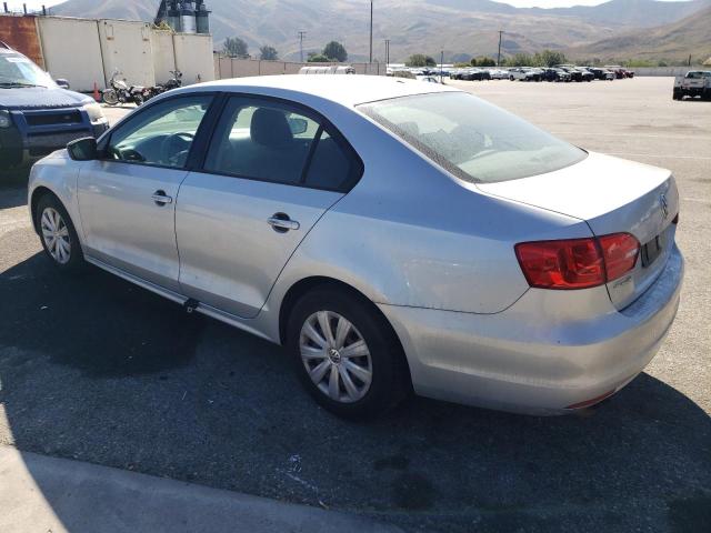VOLKSWAGEN JETTA BASE 2013 silver  gas 3VW2K7AJ6DM380349 photo #3