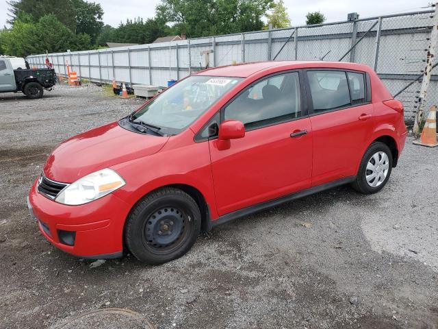 NISSAN VERSA S 2011 red hatchbac gas 3N1BC1CP4BL403731 photo #1