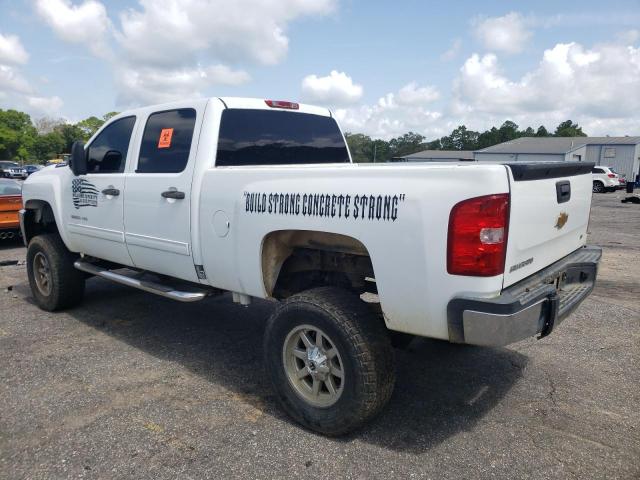 CHEVROLET SILVERADO 2011 white crew pic diesel 1GC1KXC87BF120239 photo #3
