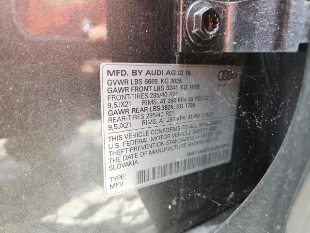 2018 AUDI Q7 PRESTIG WA1VAAF7XJD033900