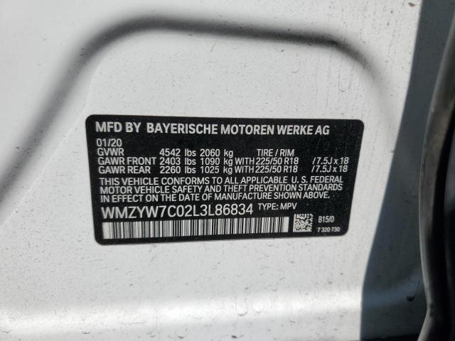 2020 MINI COOPER S C WMZYW7C02L3L86834