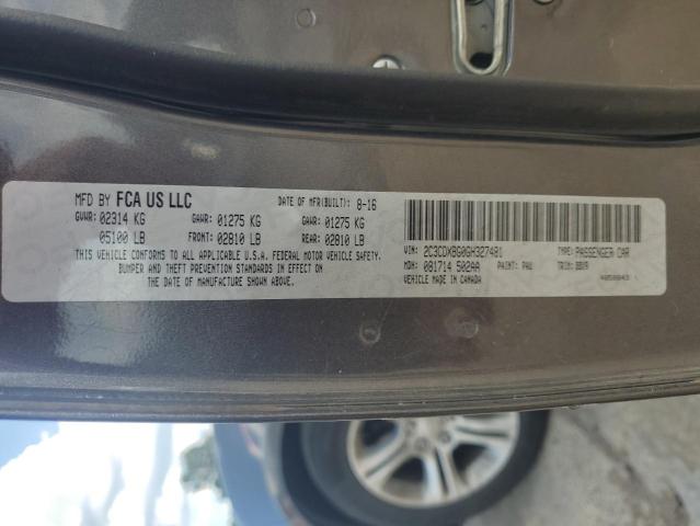 2016 DODGE CHARGER SE 2C3CDXBG0GH327481