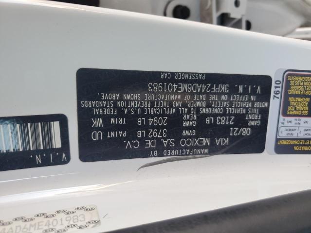 2021 KIA FORTE FE - 3KPF24AD6ME401983