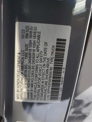 2023 HONDA RIDGELINE - 5FPYK3F55PB056780