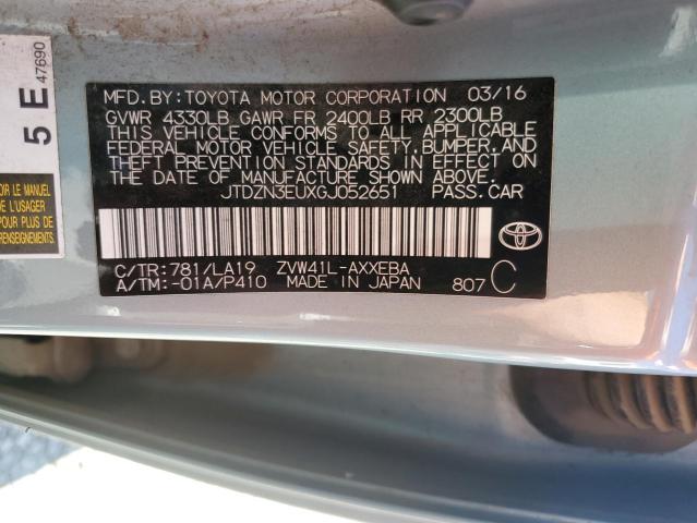 2016 TOYOTA PRIUS V - JTDZN3EUXGJ052651
