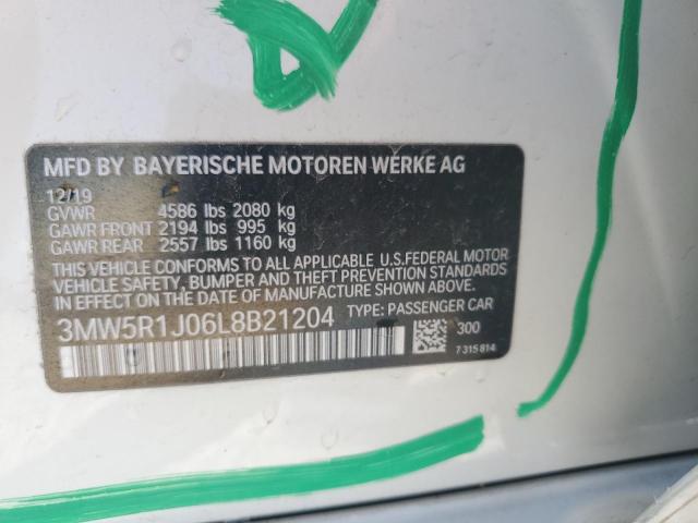 2020 BMW 330I - 3MW5R1J06L8B21204