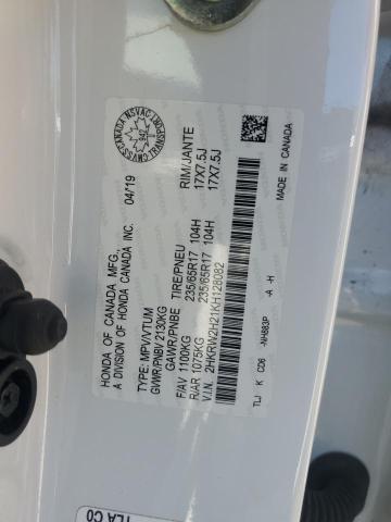 2019 HONDA CR-V LX 2HKRW2H21KH128082
