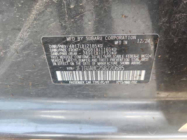 2025 SUBARU IMPREZA JF1GUABC2S8220685