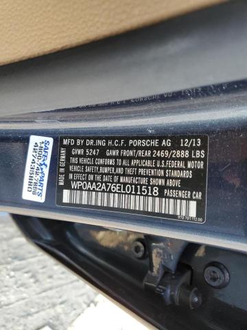 2014 PORSCHE PANAMERA 2 - WP0AA2A76EL011518