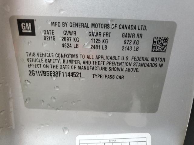 2015 CHEVROLET IMPALA LIM 2G1WB5E38F1144521