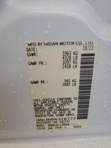 2023 NISSAN ALTIMA S 1N4BL4BV0PN326772