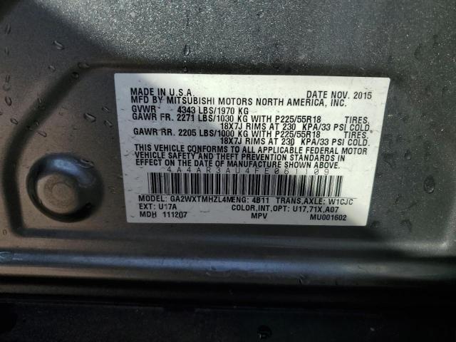 2015 MITSUBISHI OUTLANDER 4A4AR3AU4FE061109
