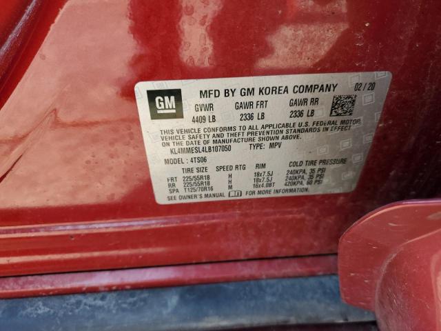 2020 BUICK ENCORE GX KL4MMESL4LB107050