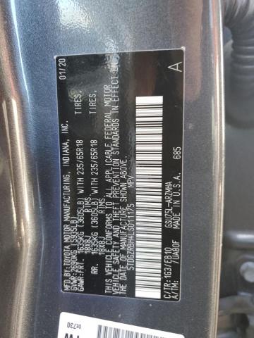 2020 TOYOTA HIGHLANDER - 5TDGZRBH4LS011175