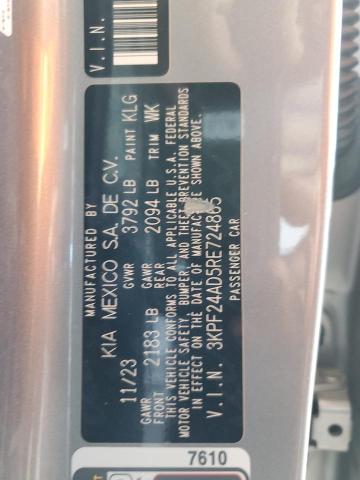 2024 KIA FORTE LX 3KPF24AD5RE724865