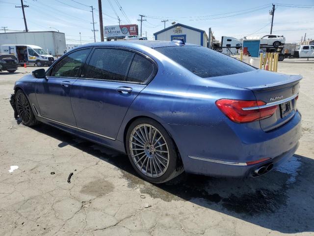 BMW 750 XI 2018 blue  gas WBA7F2C54JG856326 photo #3