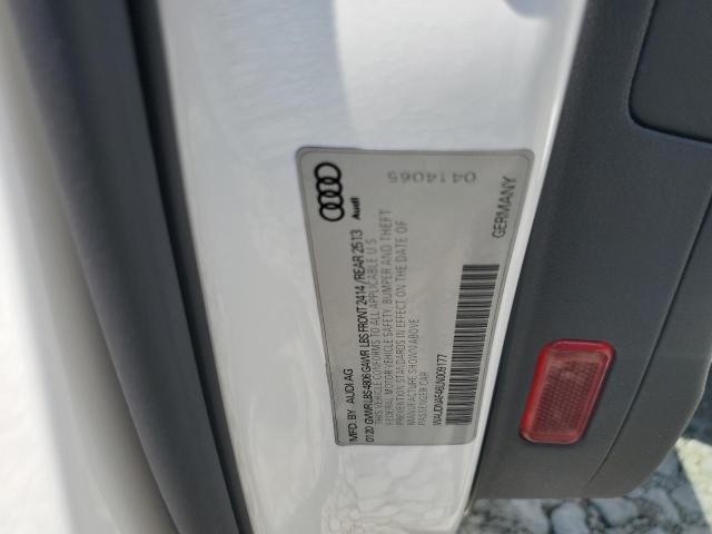 2020 AUDI A4 PREMIUM WAUDNAF46LN009177