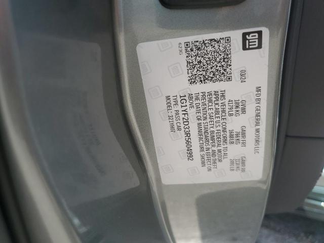 2024 CHEVROLET CORVETTE Z 1G1YF2D33R5604992