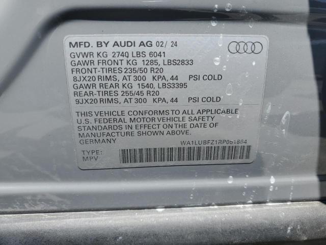 2024 AUDI Q4 E-TRON WA1LUBFZ1RP051864