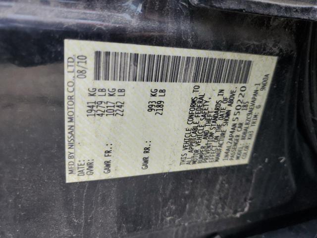2010 NISSAN ALTIMA BAS - 1N4AL2AP4AN550220