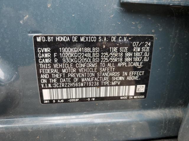 2025 HONDA HR-V SPORT 3CZRZ2H56SM719238
