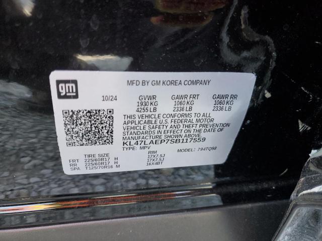 2025 BUICK ENVISTA PR KL47LAEP7SB117559