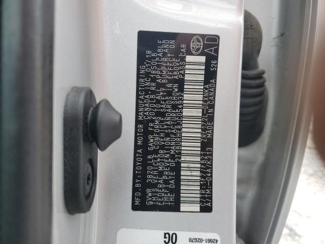 2018 TOYOTA COROLLA L - 2T1BURHE8JC054932