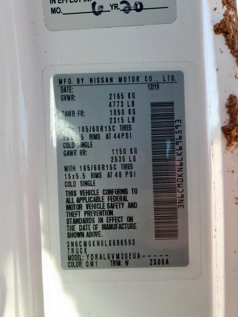 2020 NISSAN NV200 2.5S - 3N6CM0KN6LK696593