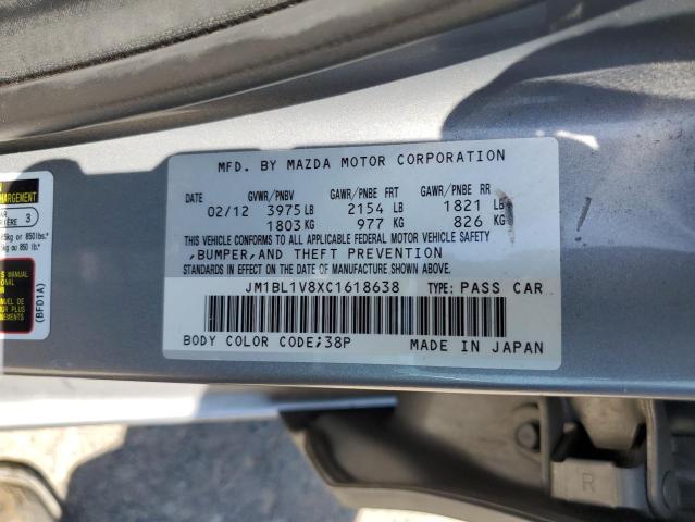 2012 MAZDA 3 I - JM1BL1V8XC1618638