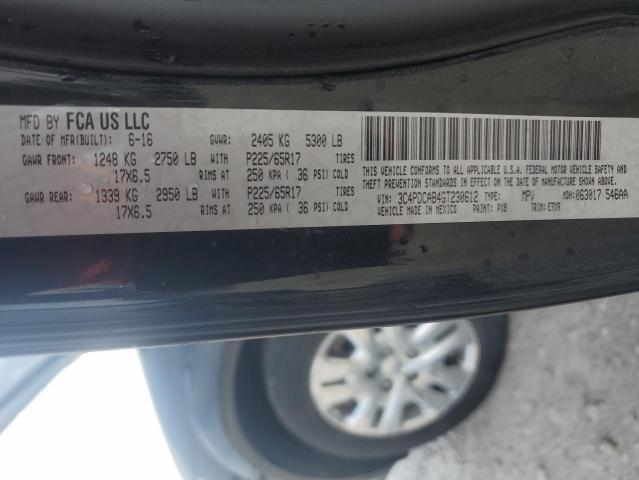 2016 DODGE JOURNEY SE 3C4PDCAB4GT230612
