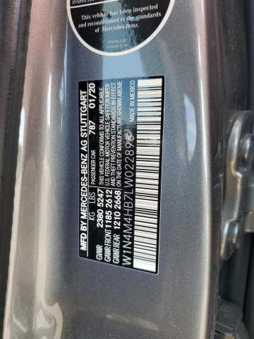 2020 MERCEDES-BENZ GLB 250 4M W1N4M4HB7LW022896