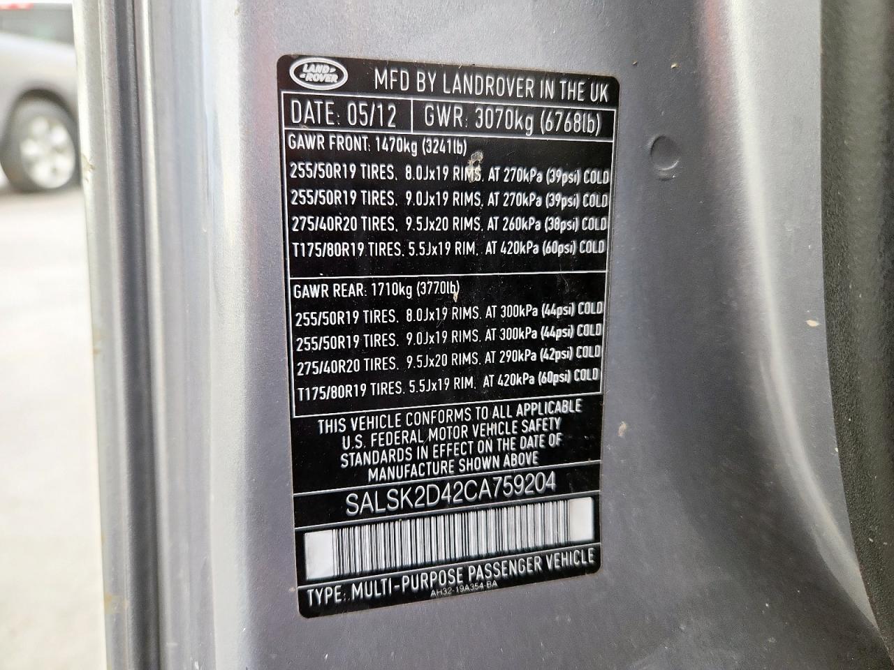 LAND ROVER RANGE ROVER HSE LUXURY