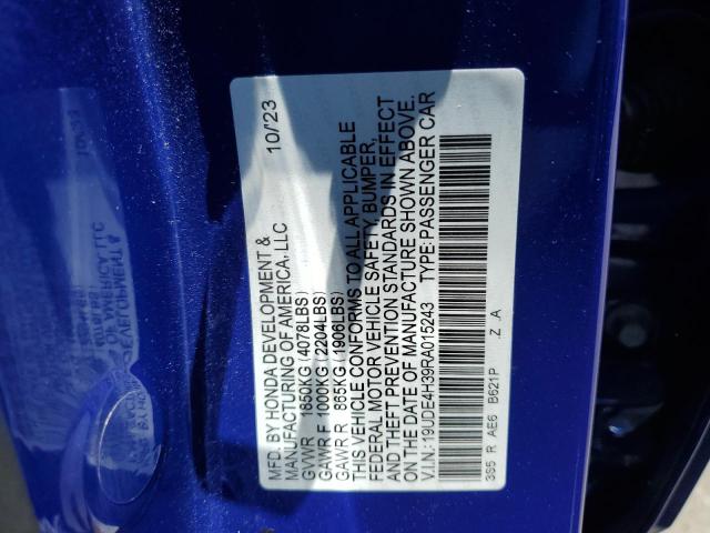 2024 ACURA INTEGRA A- 19UDE4H39RA015243