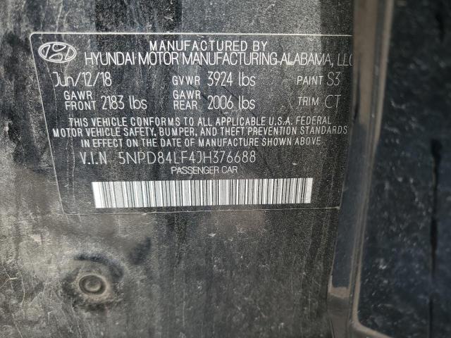 2018 HYUNDAI ELANTRA SEL #3261500203
