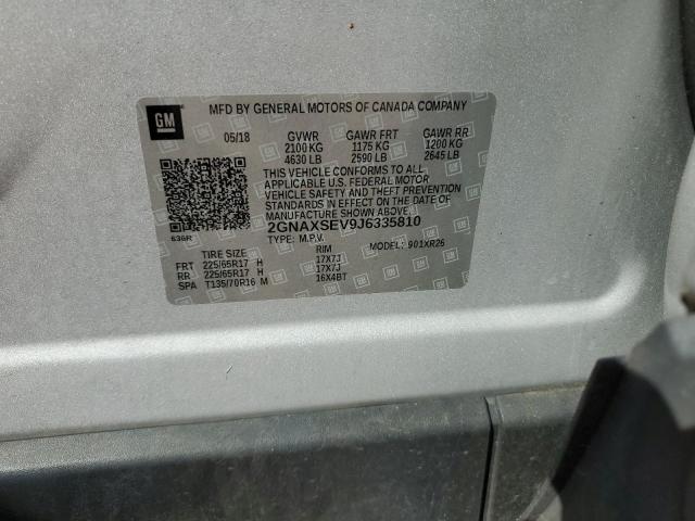 2018 CHEVROLET EQUINOX LT - 2GNAXSEV9J6335810