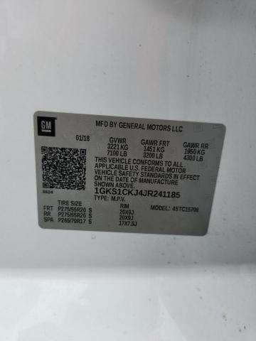 2018 GMC YUKON DENA 1GKS1CKJ4JR241185