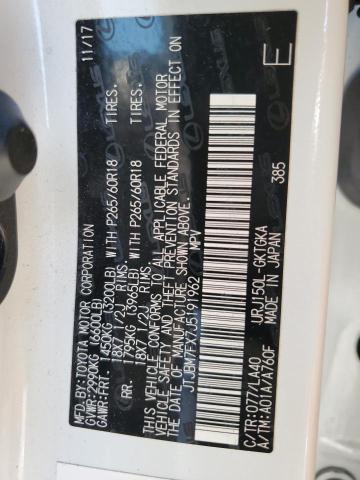 2018 LEXUS GX 460 JTJBM7FX7J5191962