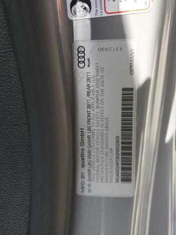 2016 AUDI RS7 WUAW2AFC6GN902809
