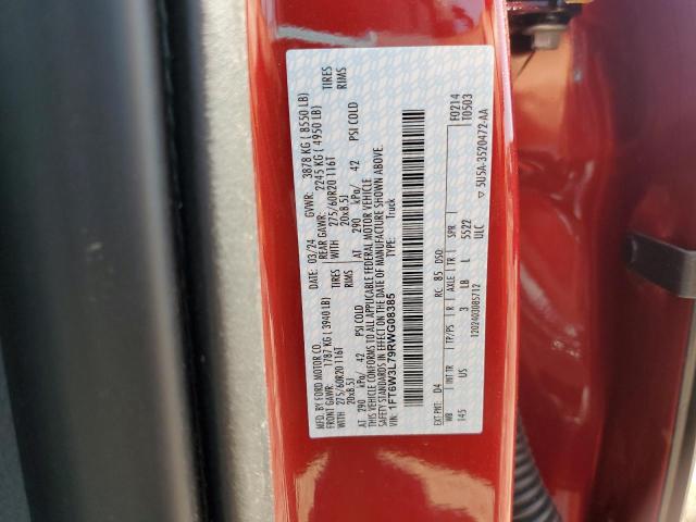 2024 FORD F150 LIGHT 1FT6W3L79RWG08385