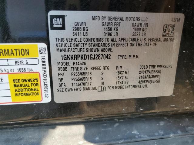 2016 GMC ACADIA SLE 1GKKRPKD1GJ287042