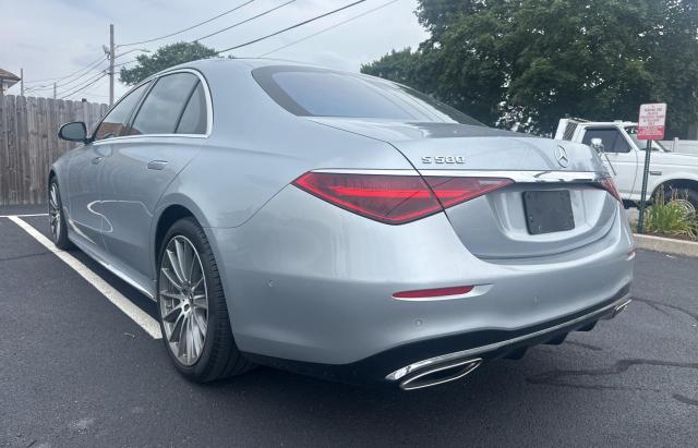 MERCEDES-BENZ S 580 4MAT 2021 silver  gas W1K6G7GB3MA017080 photo #4