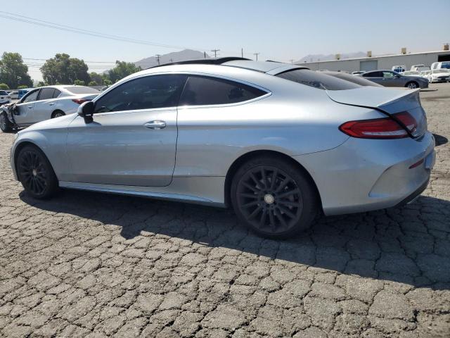 MERCEDES-BENZ C 300 4MAT 2017 silver coupe gas WDDWJ4KB6HF390906 photo #3