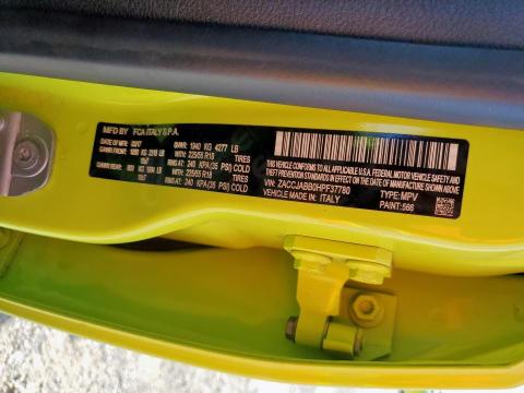 2017 JEEP RENEGADE L ZACCJABB0HPF37780