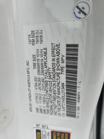2020 ACURA RDX TECHNO 5J8TC1H53LL013484