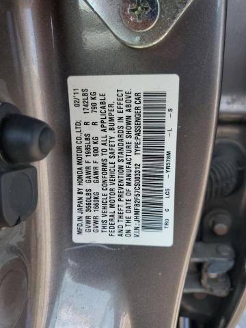 2012 HONDA CIVIC LX - JHMFB2F57CS003312