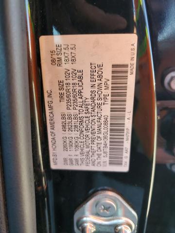 2016 ACURA RDX 5J8TB4H36GL008840