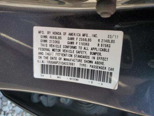 2012 ACURA TL - 19UUA8F21CA003981