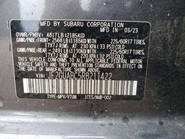 2024 SUBARU CROSSTREK JF2GUABC5R8211422